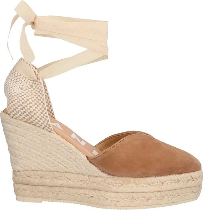 Manebí Wrap-Tie Wedge Espadrilles