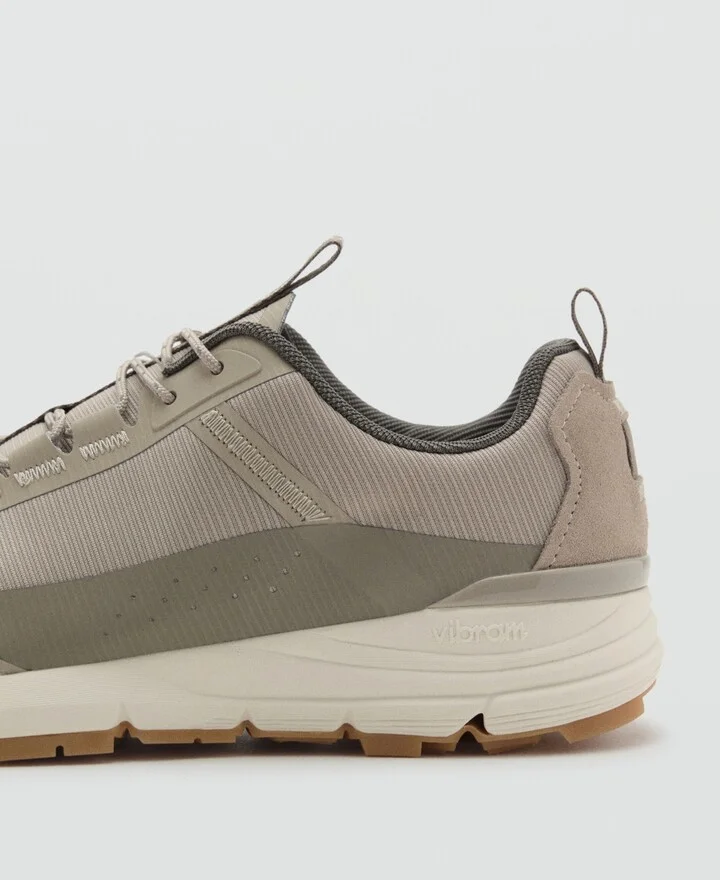 Mango Men's Lace-Up Panel Sneakers - Image 2