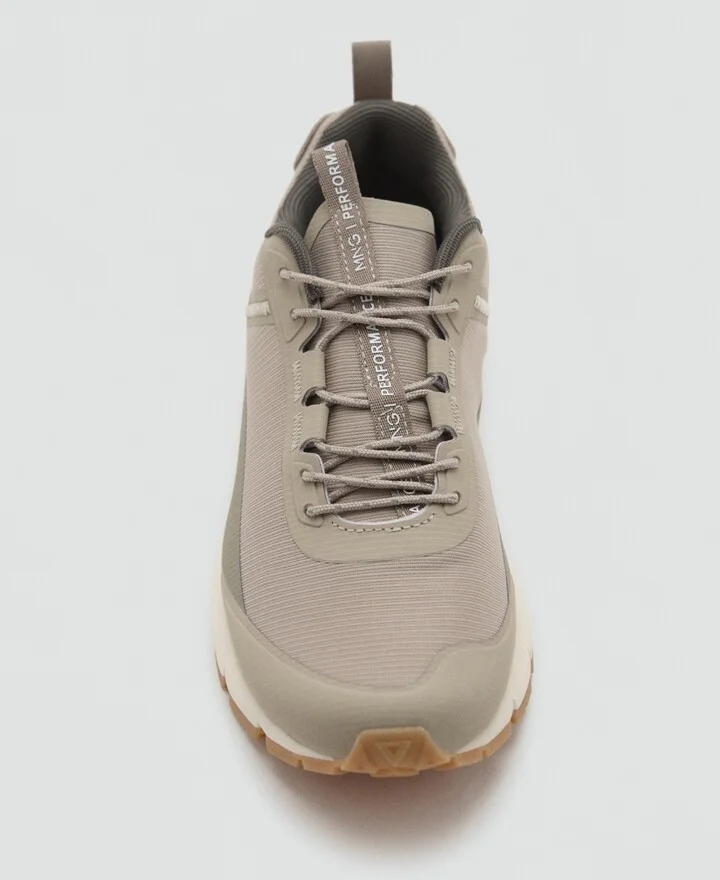 Mango Men's Lace-Up Panel Sneakers - Image 4