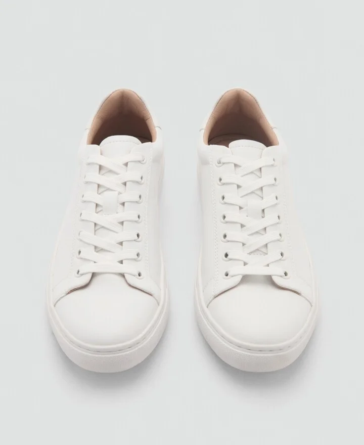 Mango Men's Lace-Up Panel Sneakers - Image 9
