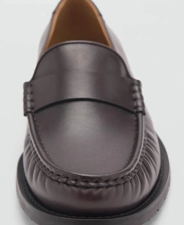 Mango Men's Leather Loafers - Image 2