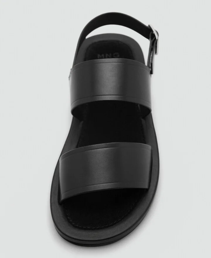 Mango Men's Leather Strap Sandals - Image 3