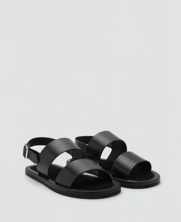 Mango Men's Leather Strap Sandals