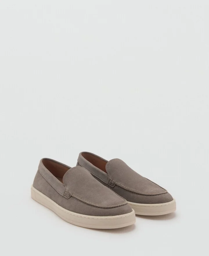 Mango Men's Split Leather Shoes