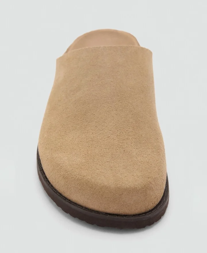 Mango Men's Suede Leather Clogs - Image 7