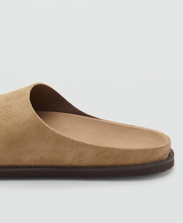 Mango Men's Suede Leather Clogs - Image 8