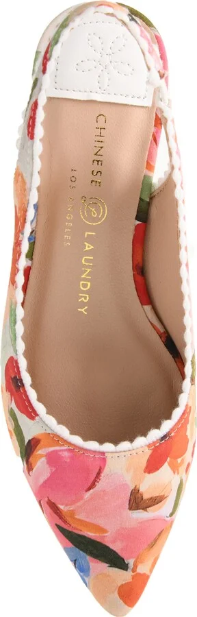 Mango Pointed Toe Slingback Flat - Image 3