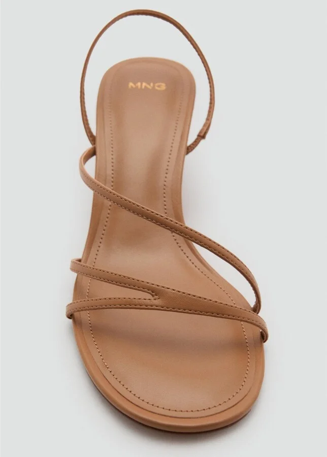 Mango Women's Animal Print Strap Heel Sandals - Image 6