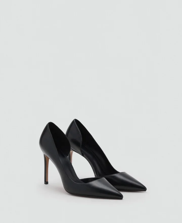 Mango Women's Asymmetrical Heeled Shoes - Image 2