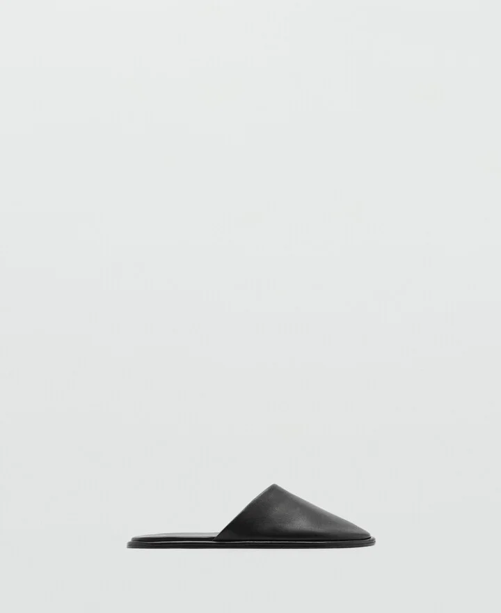 Mango Women's Backless Leather Shoes - Image 4