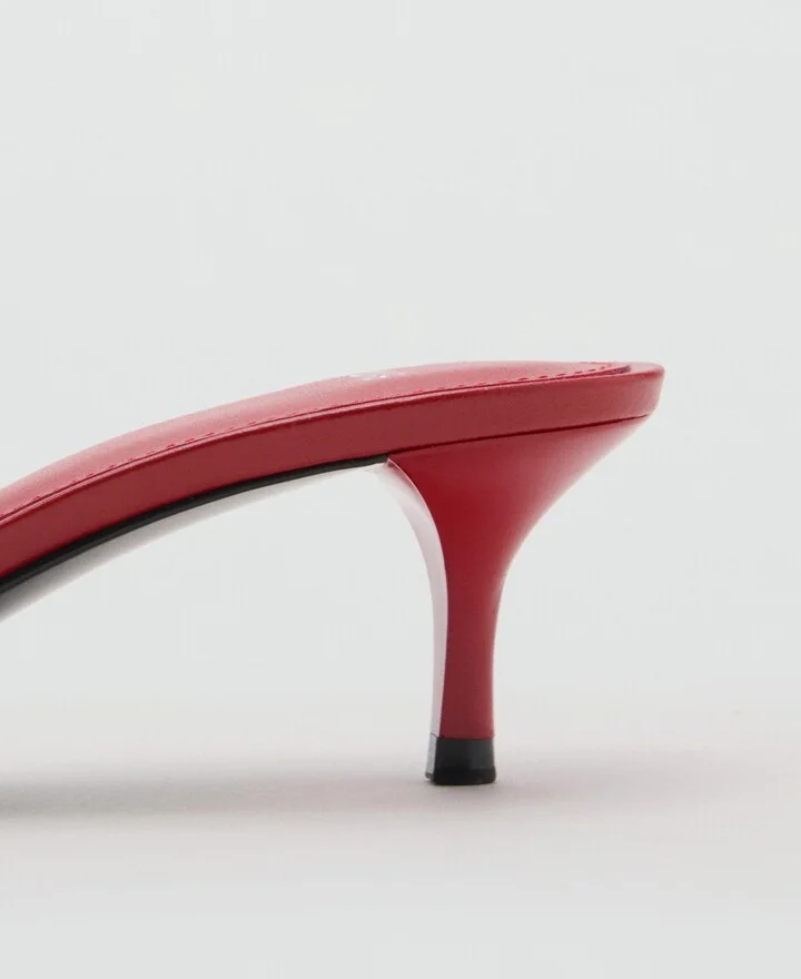 Mango Women's Bow Heel Sandals - Image 4