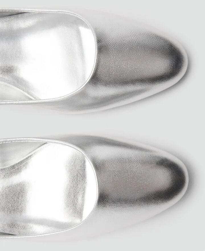 Mango Women's Buckle Detail Kitten-Heel Shoes - Image 3