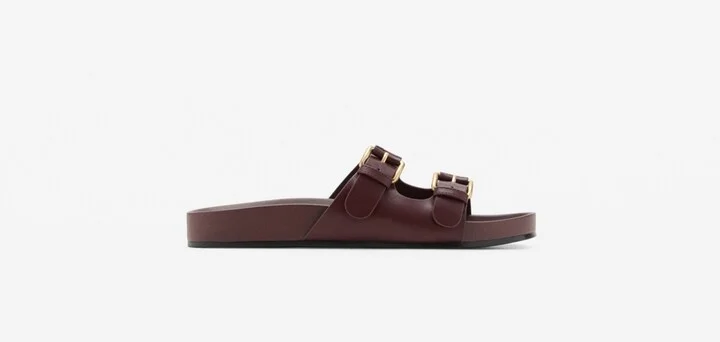Mango Women's Buckle Flat Sandals - Image 4