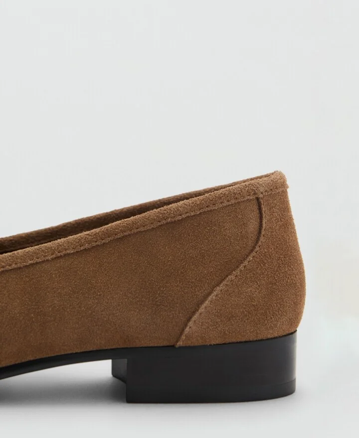 Mango Women's Buckle Suede Moccasins - Image 2