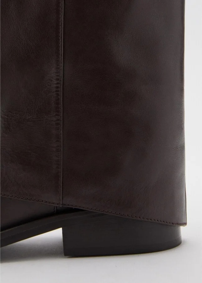 Mango Women's Buckles Leather Boots - Image 3