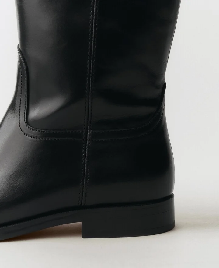 Mango Women's Buckles Leather Boots - Image 5