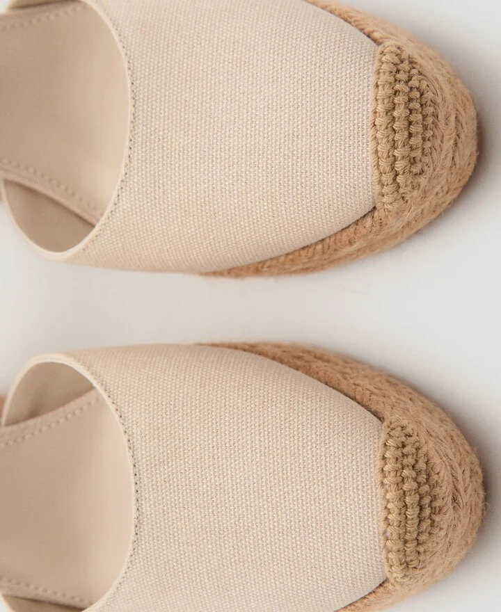 Mango Women's Combined Tied Wedges - Image 2