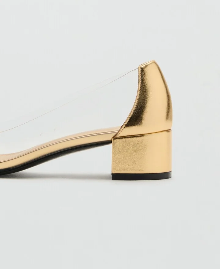 Mango Women's Combined Vinyl Heeled Shoes - Image 2