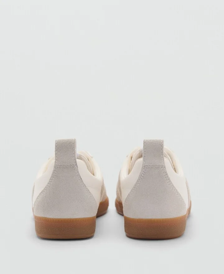 Mango Women's Contrast Panel Sneakers - Image 3