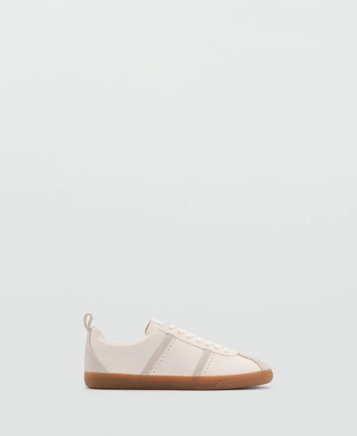 Mango Women's Contrast Panel Sneakers - Image 5