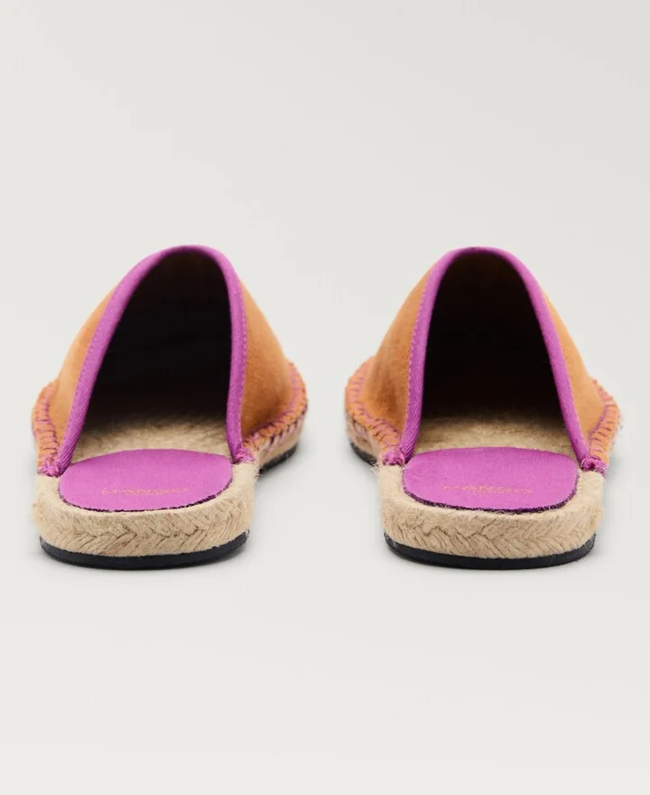 Mango Women's Contrast Stitch Espadrille Slip-Ons - Image 3