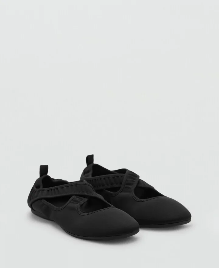 Mango Women's Cross-Sport Ballet Flats