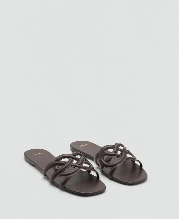 Mango Women's Cross-Strap Sandals