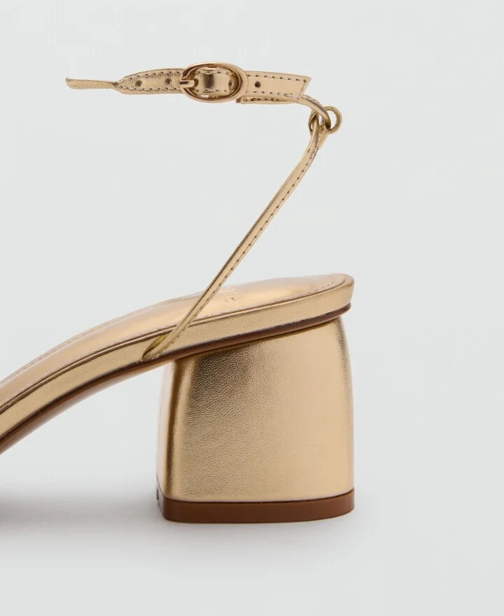 Mango Women's Crossed Strap Heeled Sandals - Image 11