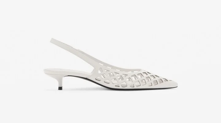 Mango Women's Die-Cut Kitten Shoes - Image 2