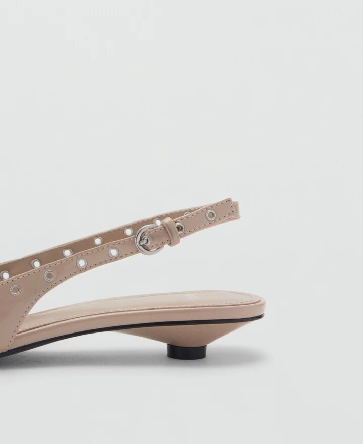 Mango Women's Die-Cut Kitten Shoes - Image 6