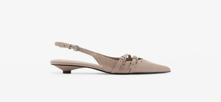 Mango Women's Die-Cut Kitten Shoes - Image 8