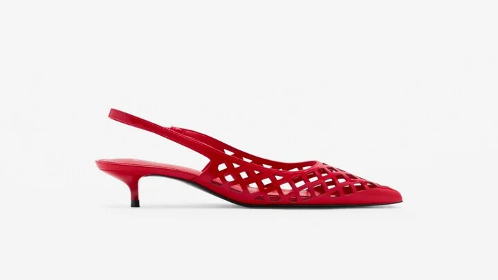 Mango Women's Die-Cut Kitten Shoes - Image 9