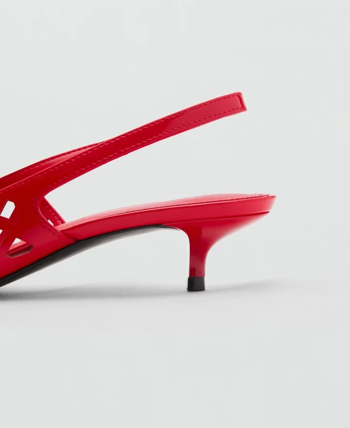 Mango Women's Die-Cut Kitten Shoes - Image 11