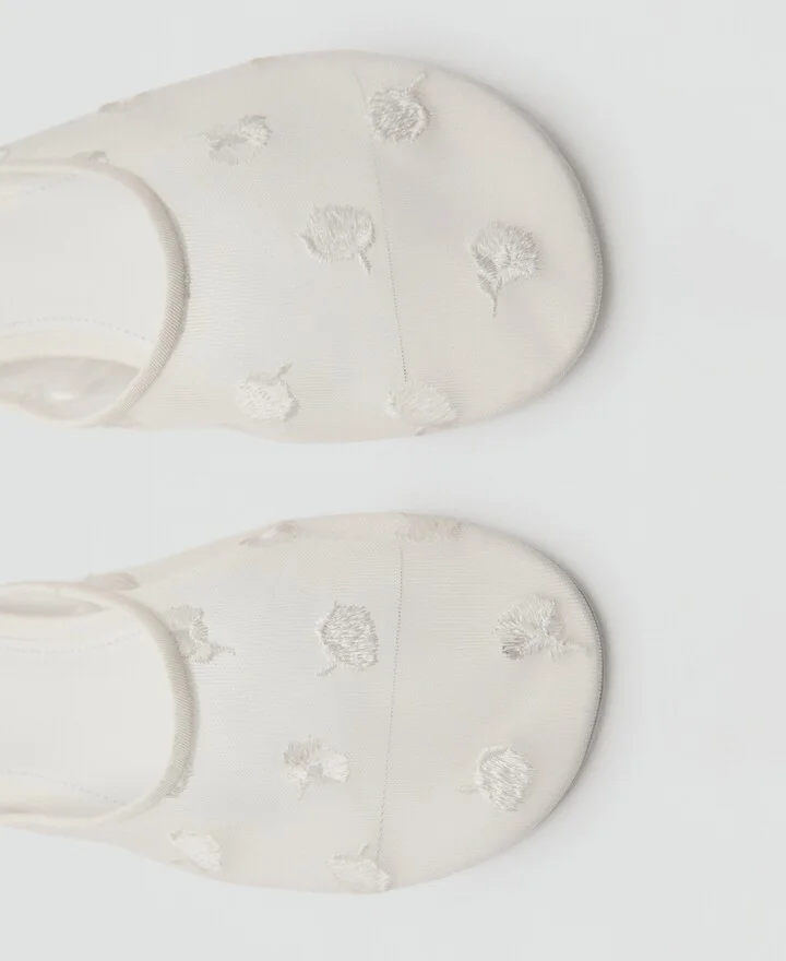 Mango Women's Embroidered Mesh Shoes - Image 3