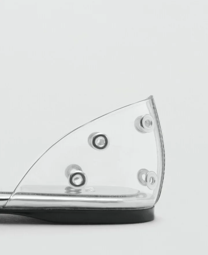Mango Women's Eyelets Vinyl Shoes - Image 2