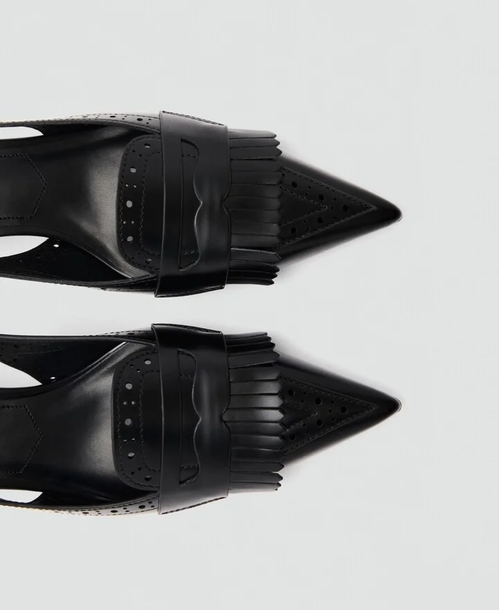 Mango Women's Fringe-Heel Shoes - Image 4
