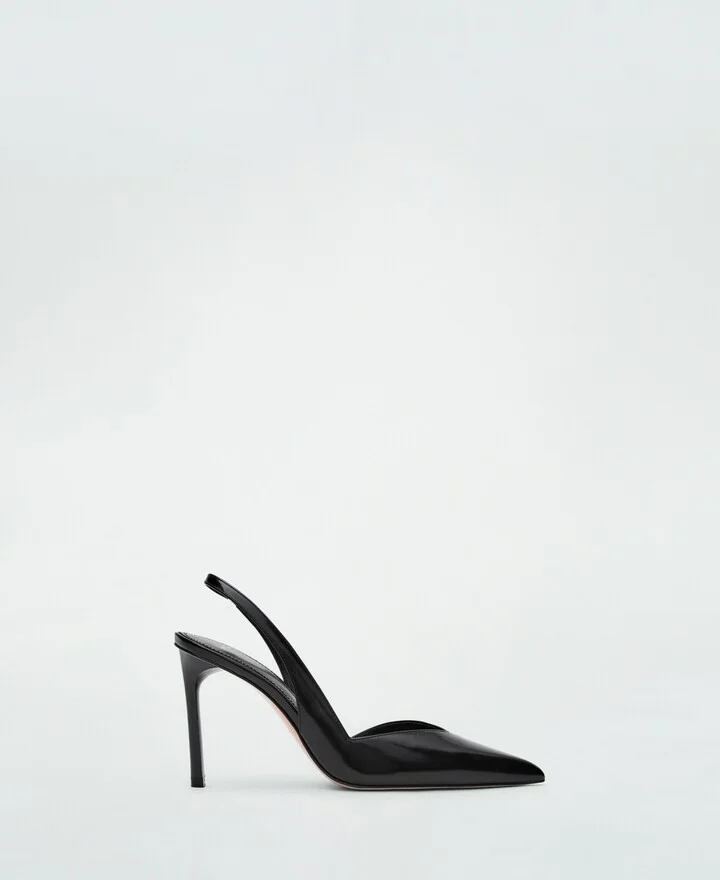 Mango Women's Heel Leather Shoes - Image 2