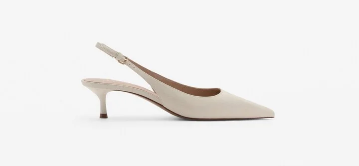Mango Women's Heel Leather Shoes - Image 3
