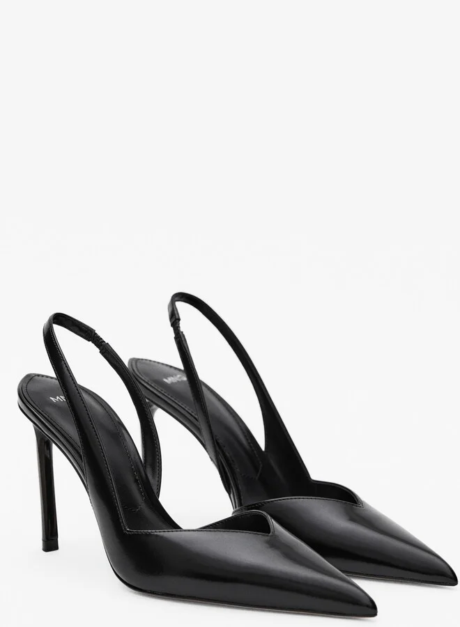 Mango Women's Heel Leather Shoes