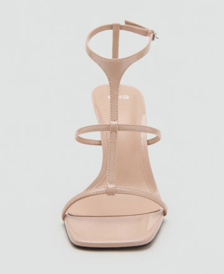 Mango Women's Heel Strips Sandals - Image 3