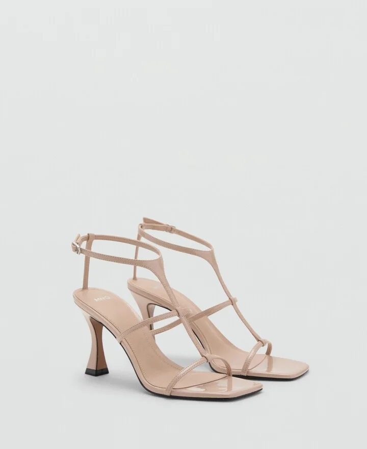 Mango Women's Heel Strips Sandals
