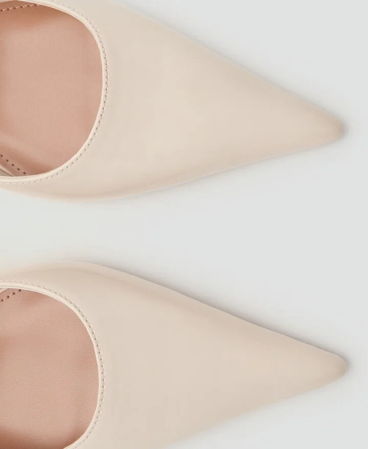Mango Women's Kitten-Heel Pointed Shoes - Image 3