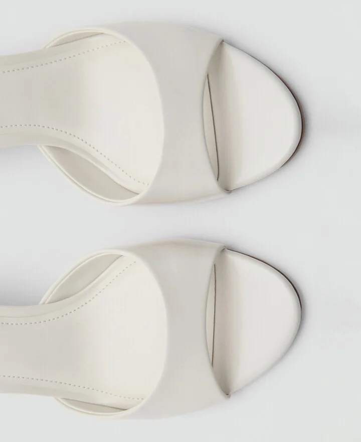 Mango Women's Kitten-Heel Strap Sandals - Image 3