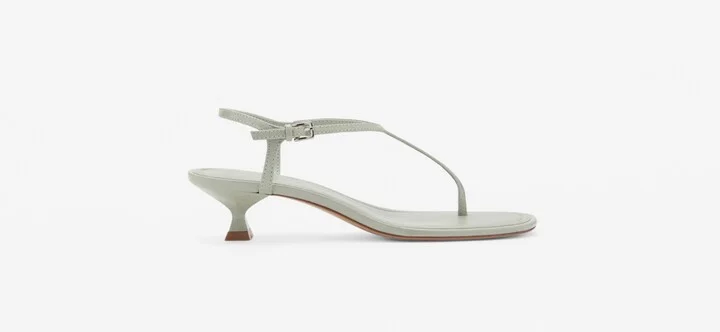 Mango Women's Kitten-Heel Strap Sandals - Image 4