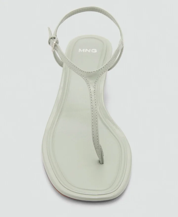 Mango Women's Kitten-Heel Strap Sandals - Image 6