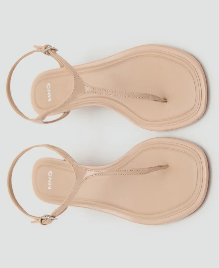 Mango Women's Kitten Heel Straps Sandals - Image 3