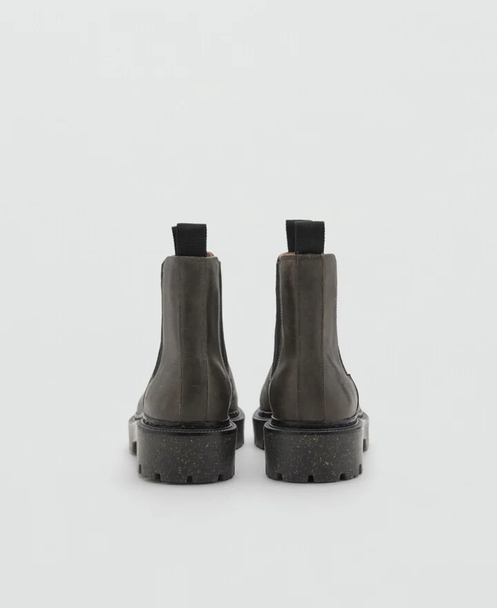 Mango Women's Leather Chelsea Ankle Boots - Image 4