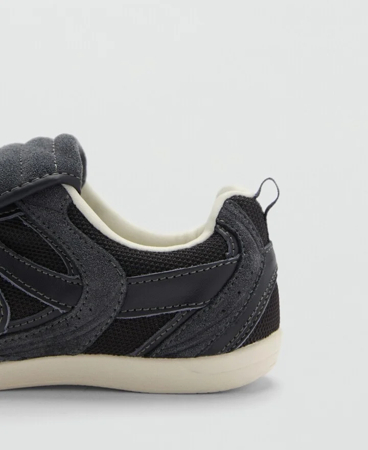 Mango Women's Leather Panel Sneakers - Image 3