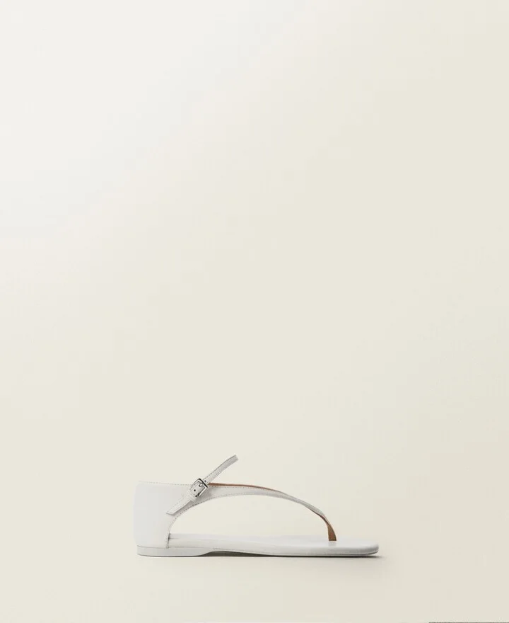 Mango Women's Leather Straps Sandals - Image 2