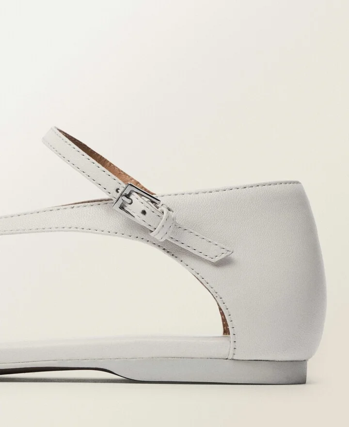 Mango Women's Leather Straps Sandals - Image 4